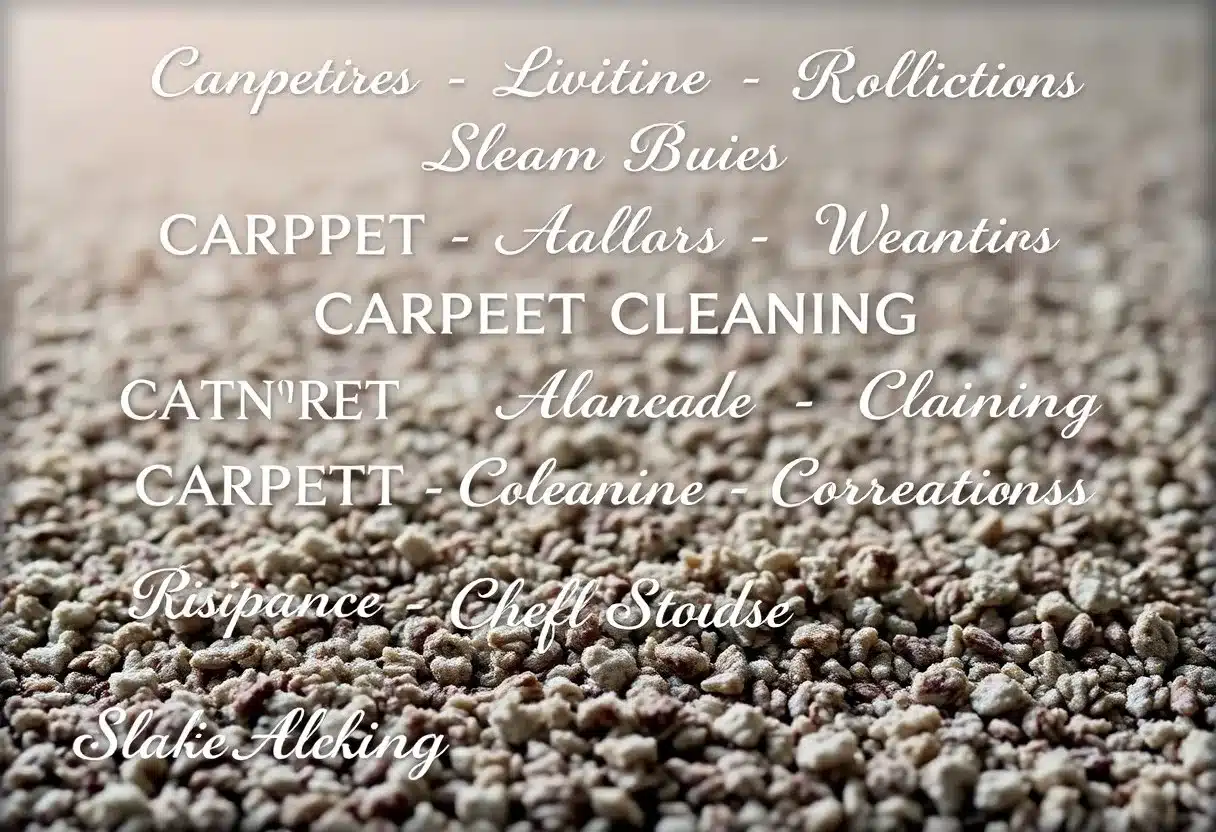 Terminology In Carpet Cleaning