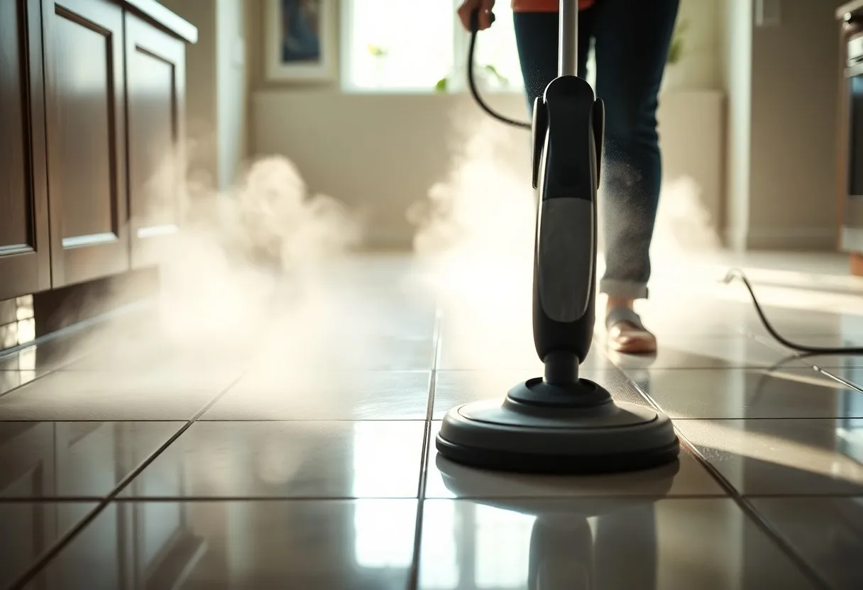 Steam Cleaning Tile And Grout Picture